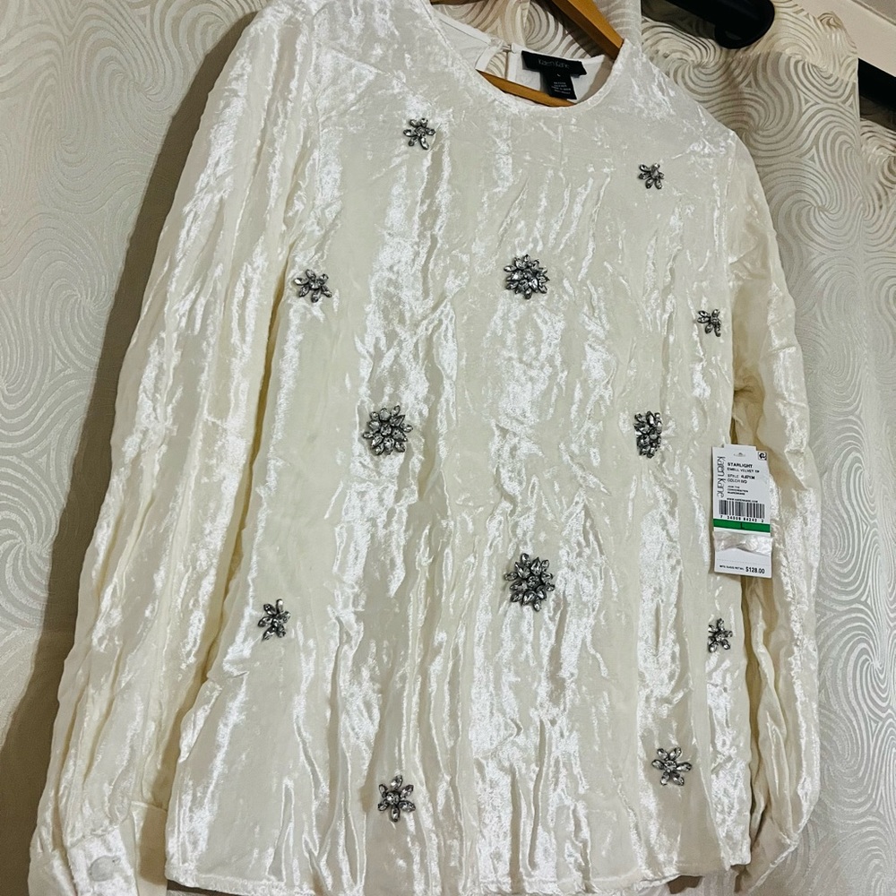 Gorgeous Velvet embellished blouse 🤩✨